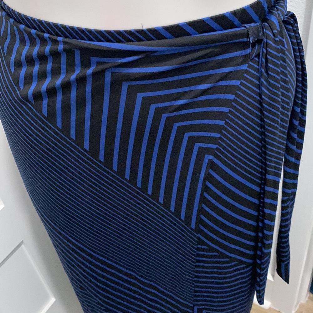 RobertLouis Faux-Wrap Knit Maxi Skirt Size M